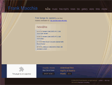 Tablet Screenshot of frankmacchia.net